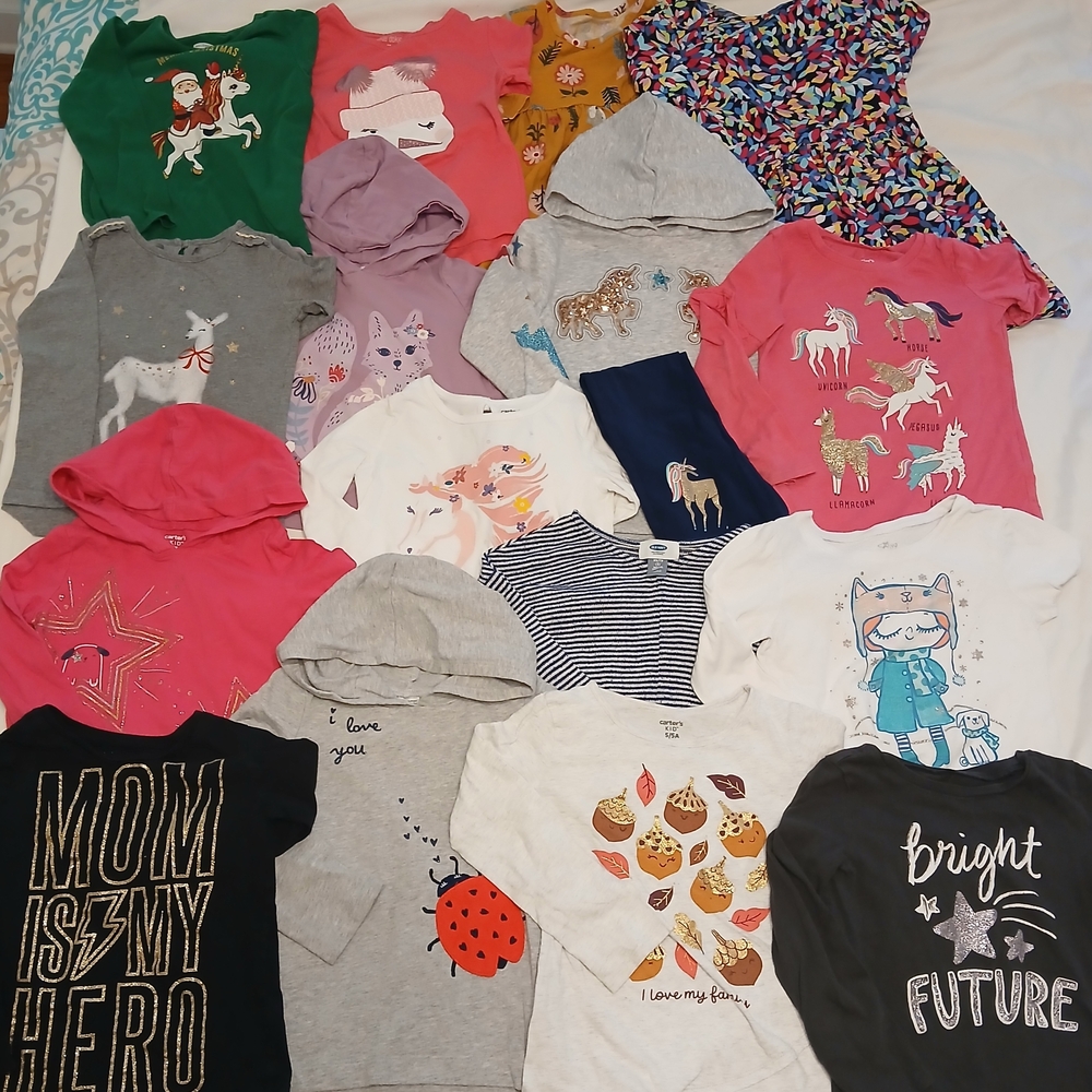 Carter's Kids Long Sleeve Tees - Vibrant Collection